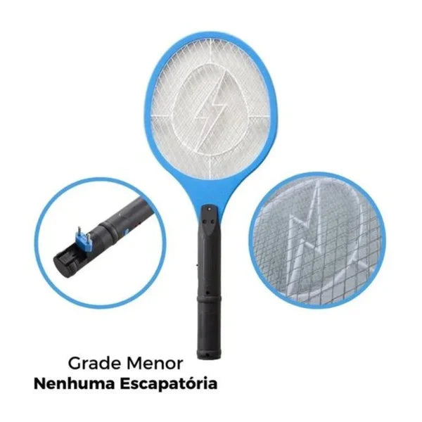 Raquete Elétrica Anti Mosquitos