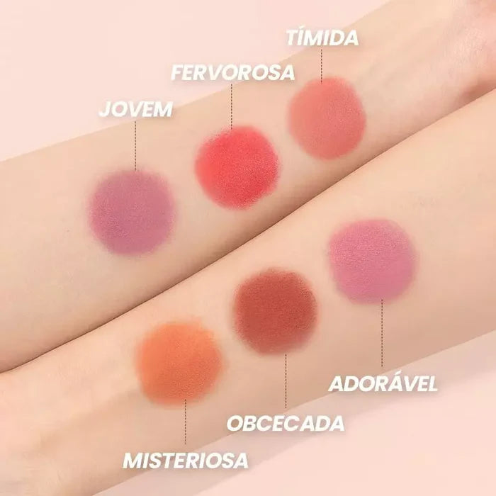 Batom Blush com Sombra